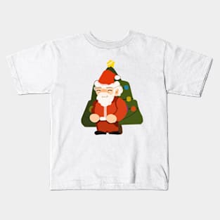 Santa Claus Doodle Kids T-Shirt